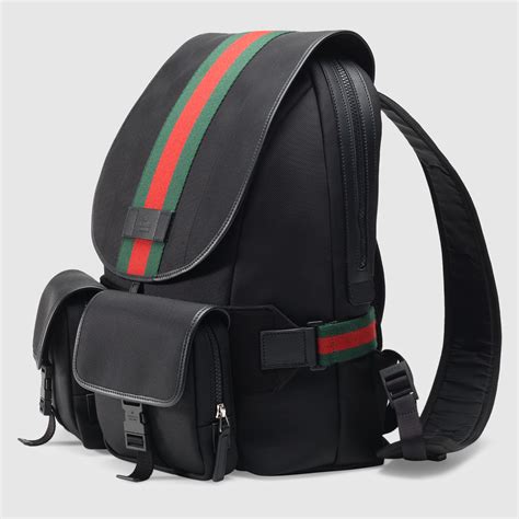 black gucci backpack men|Gucci backpack men for sale.